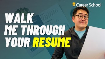 Walk Me Through Your Resume: Tips To Ace Your Interview