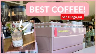 Visit With Me | Best Coffee Shops In San Diego! + New Coffee Syrup Taste Test!