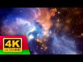Floating in Space - (Relaxing music with space background) infinite loop 3 Hours 4K