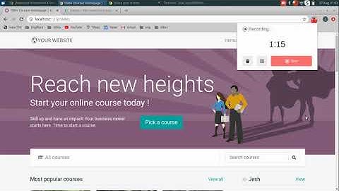 Expand/Collapse Elearning Sections Odoo App