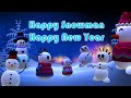 Happy new year happy snowman