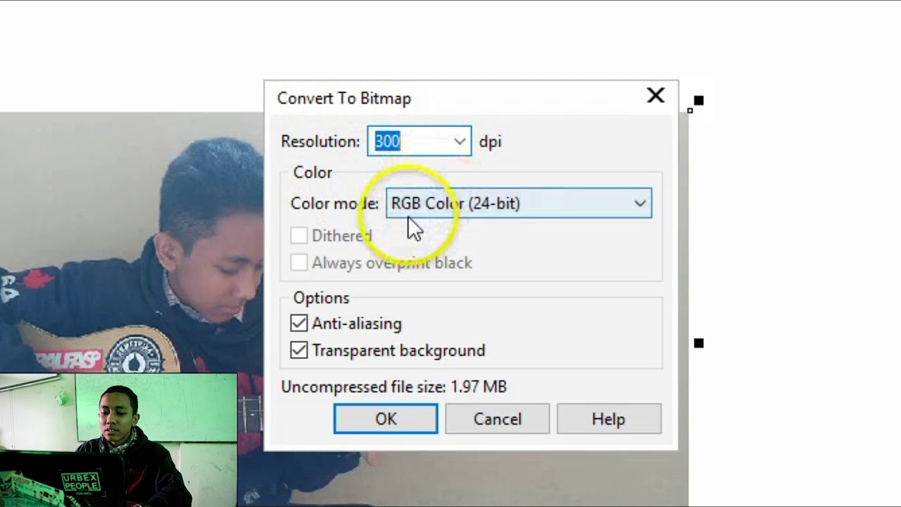  Cara  Mudah Dan Cepat Membuat  Halftone Raster  Di  Corel  