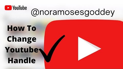 How To Change Youtube Handle | The New Youtube Handle Feature | #youtubehandle #channelhandle