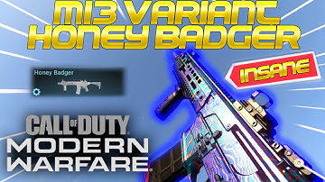 Modern Warfare - INSANE M13 HONEY BADGER CLASS SETUP - M13 VARIANT!