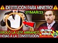 ¡ DESTITUCION AL MINISTRO SCJN VIOLO LA LEY CONFIRMADO !