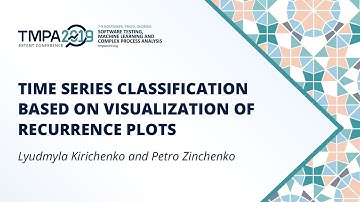 TMPA-2019: Time Series Classification Based on Visualization of Recurrence Plots