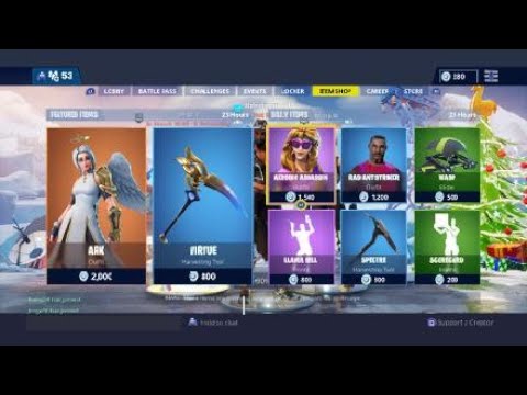 fortnite item shop 1 10 2019 new skin arc - fortnite aimbot 110