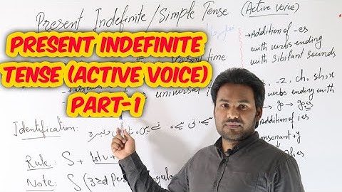 Present Indefinite Tense (Active Voice) Part-01 by Zagham Abbas.