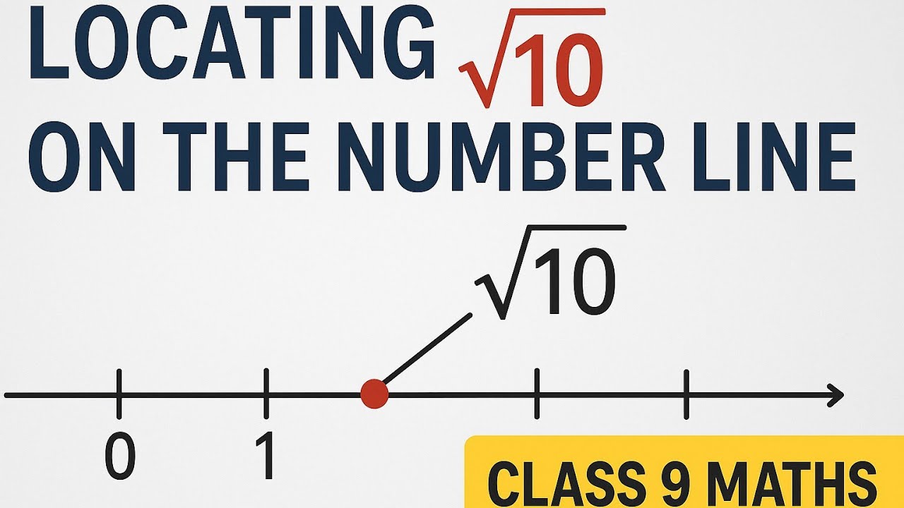 How to Locate √10 on the number line/Class 9 Maths - YouTube
