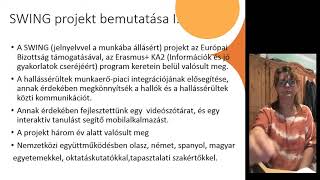 Swing Zárókonferencia Előadás Jelelve
