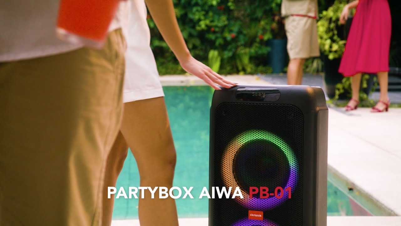 Party Box AWS PB-01 Bivolt Aiwa | Som Potente e Portátil