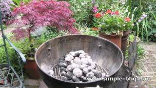 How to start a low and slow BBQ using the Minion Method