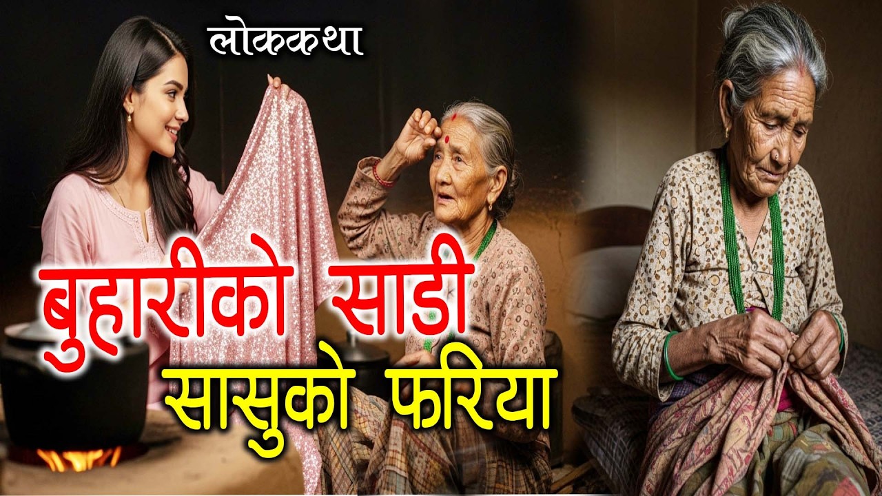 बुहारीको साडी सासुको फरिया [Buhaariko Sadi Sasuko Phariya] Lok Katha Nepali/Folk Tales