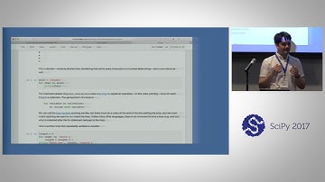 Software Carpentry Scientific Python Course Part 2 | SciPy 2017 Tutorial | Maxim Belkin