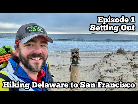 Setting out cross country from the Atlantic Ocean | Delaware | American Discovery Trail Ep 1