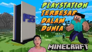 AKU BUAT PS5 TERBESAR DALAM DUNIA! - Minecraft (Bahasa Malaysia)