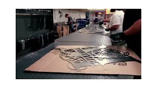 How our metal wall art is made