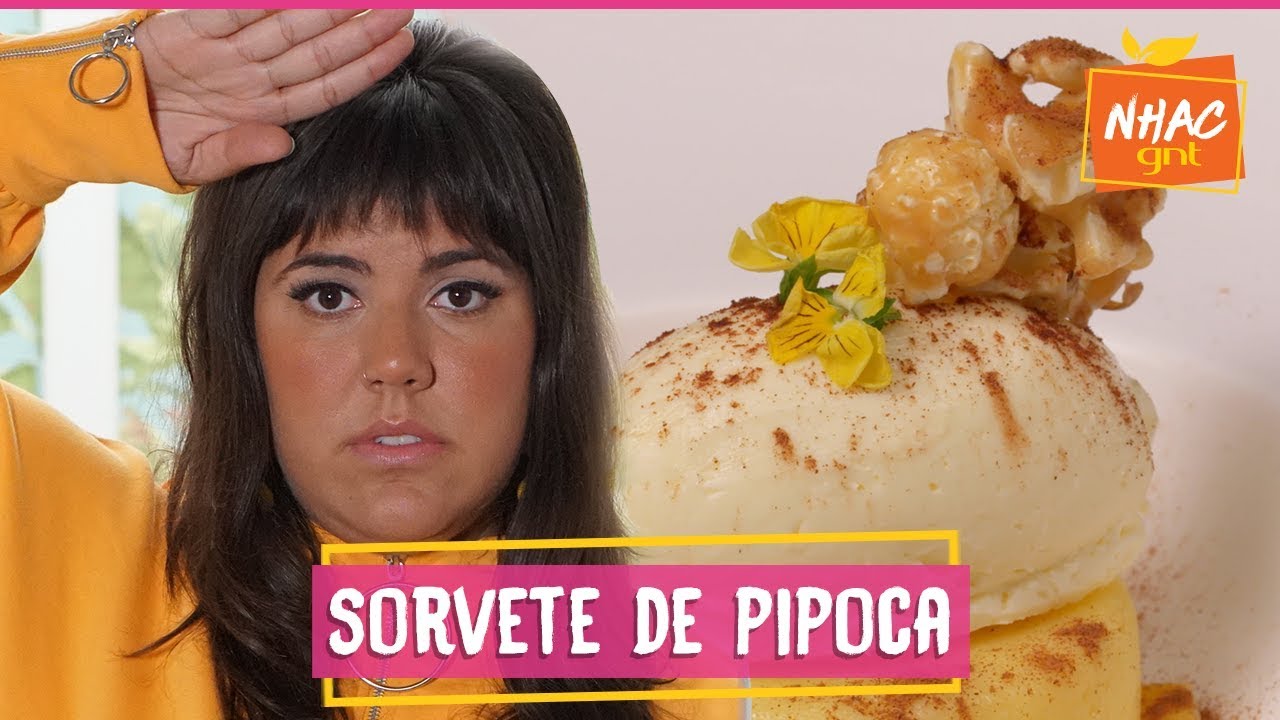 Sorvete de pipoca: como fazer sobremesa diferente e DELICIOSA | Raíza Costa | Rainha da Cocada