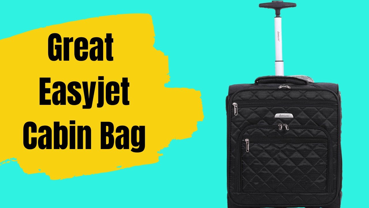 Aerolite EasyJet Carry On Under Seat Cabin Luggage Trolley Bag Suitcase ...