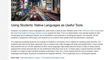 Differences in Teaching Monolingual and Multilingual EFL Groups | ITTT TEFL BLOG