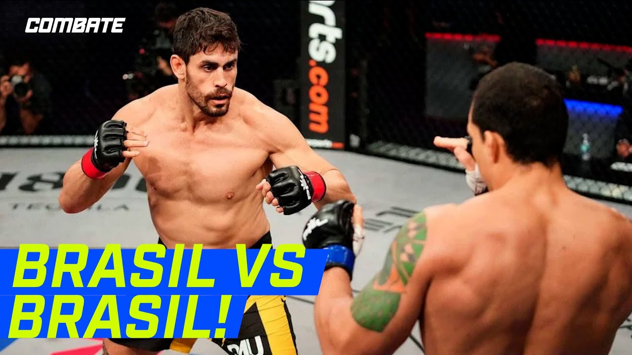 LUTAS ENTRE BRASILEIROS NA PFL | TOP 5 | Combate.globo