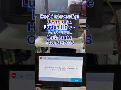 HP 0xc61d0113 error kode devami katılda #hp #reset #matbaa #servis #baskı #konusanservis @konusanservis