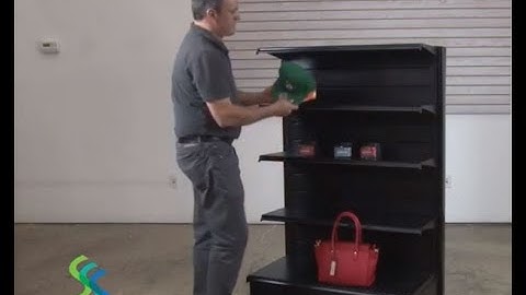 How to Assemble Slatwall Gondolas Shelving Units