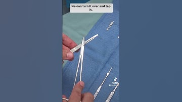 Loading the blade onto a knife handle #SurgicalSkills #SurgeryBasics #Blades #Scalpel
