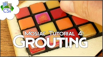 Mosaic Art: Mixing and Dying Grout
