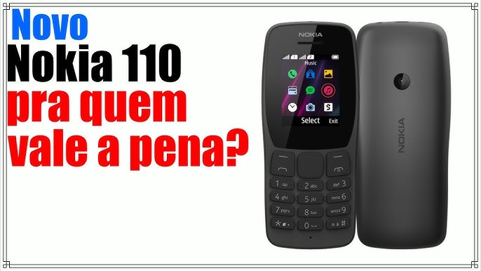 Nokia lança versão 2022 do celular clássico Nokia 110, com direito a jogo  da cobrinha