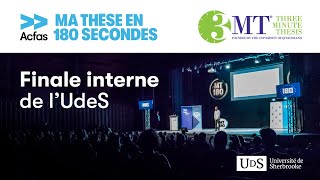 Ma thèse en 180 secondes - Finale interne UdeS