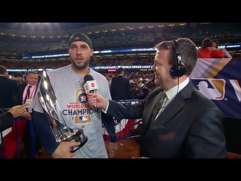 World Series MVP George Springer talks about the final 6 outs in the Houston Astros' win | ESPN