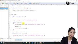 Static Nested Inner Class