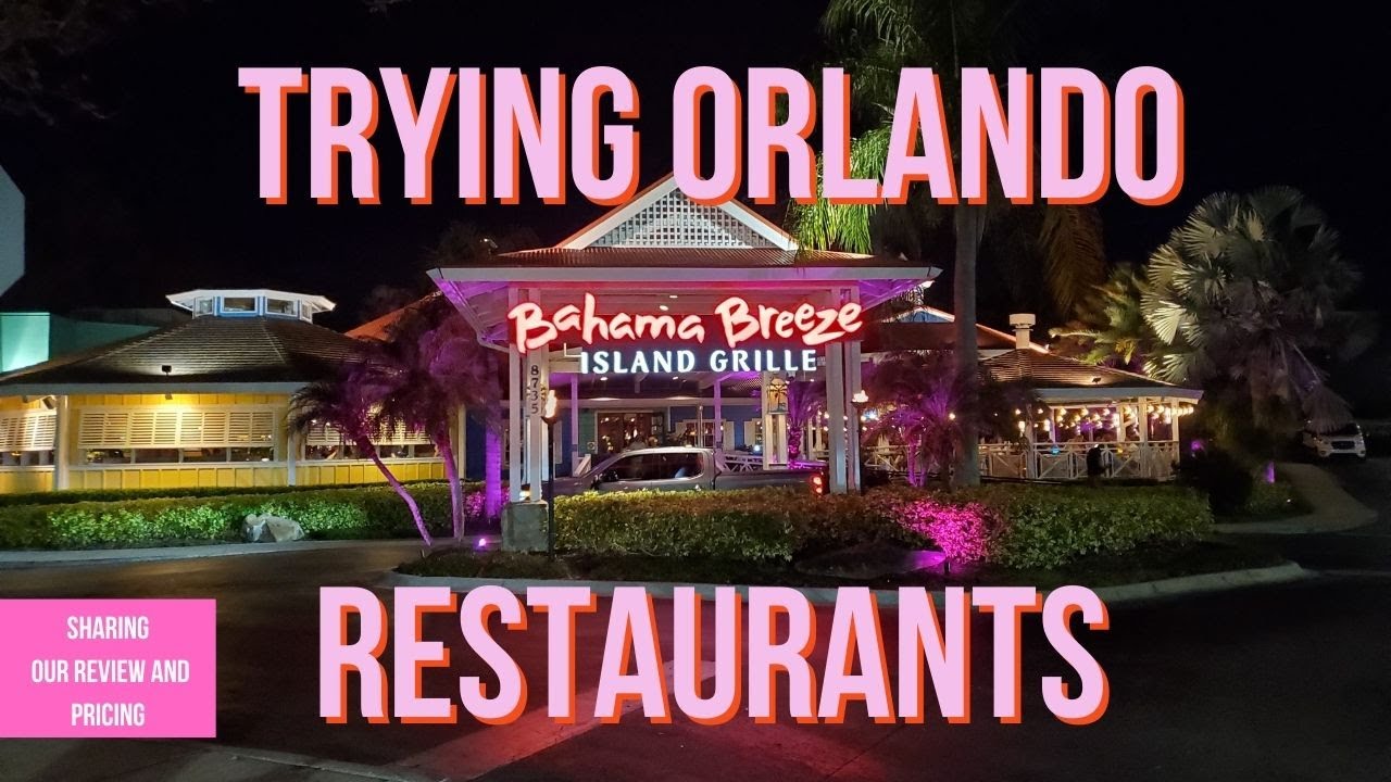 Trying Non Disney restaurants in Orlando/ A couple of our favorites