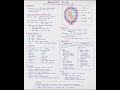 Amniotic Fluid Handwritten Notes | OBG Nursing Notes | Oligohydramnios &amp; Polyhydramnios | Gsmedico