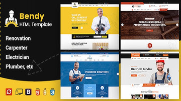Bendy - Handyman Business HTML Template | Themeforest Website Templates and Themes