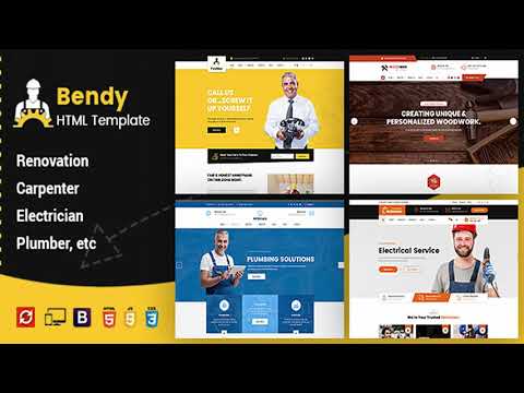 Bendy - Handyman Business HTML Template | Themeforest Website Templates and Themes