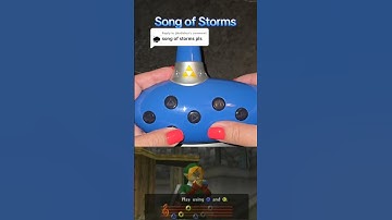 Thumbnail of Song of storms ⛈️ #ocarinaoftime #tloz #zelda #link #songofstorms #tlozoot