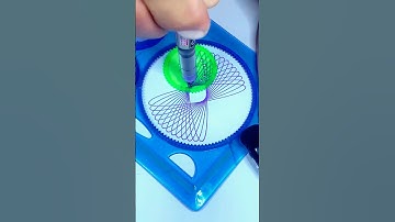 How many rotations did the pen make in total??? #shorts #shortvideo #spirograph #art #2025