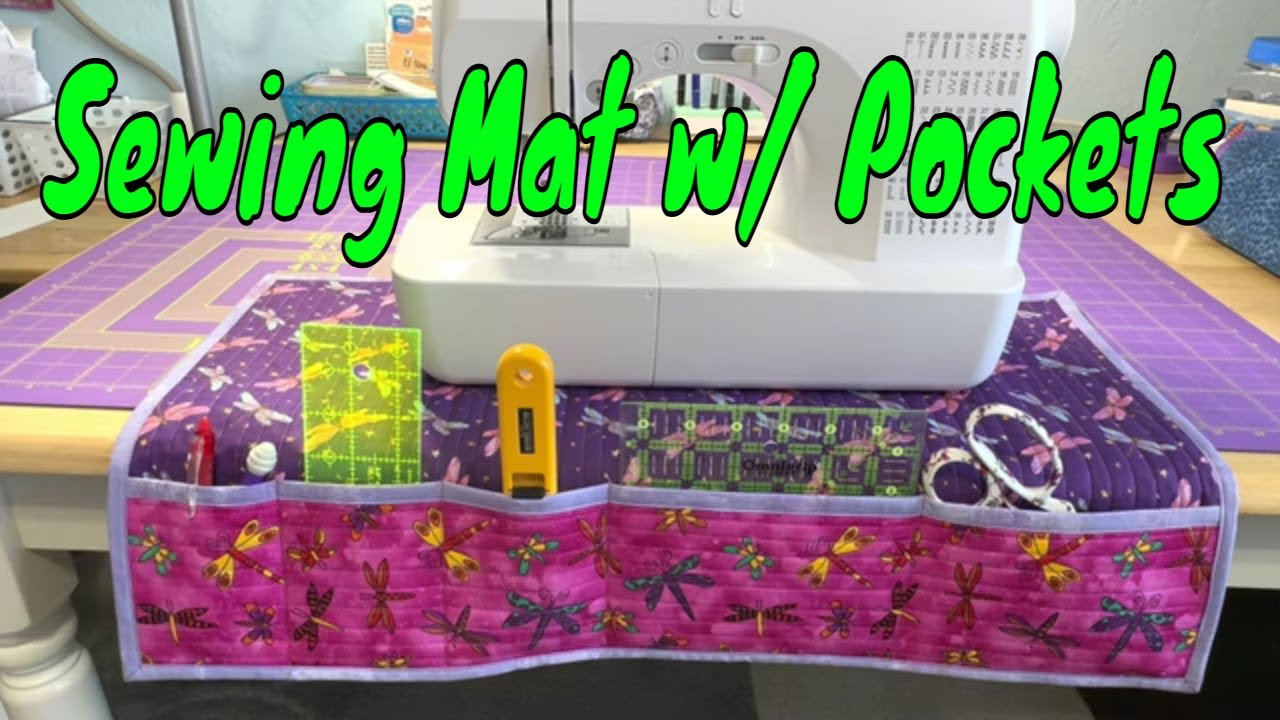 Tutorial: Sewing Machine Mat with Pockets • The Crafty Mummy