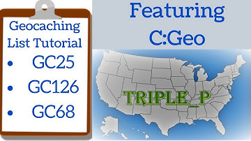 How to use the geocaching list feature|ft C:GEO [Tutorial]