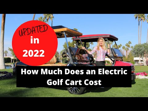 How Much Does an Electric Golf Cart Cost? UPDATED for 2022! - LUXE Electric Car - 760-408-0139