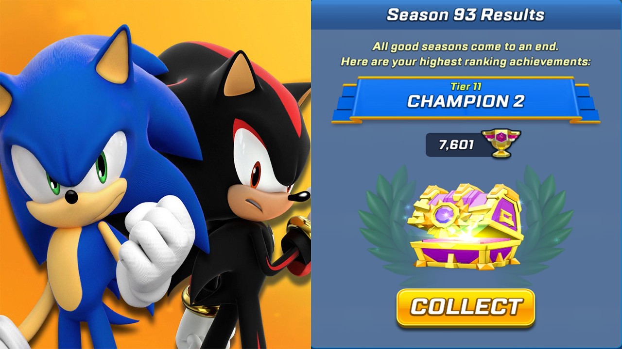Sonic Forces Speed Battle - Season 93 Result: Rival Sonic, Blossom Amy, Lantern, Lunar & Movie Knuck