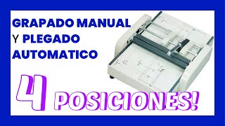 👍 Plegadora grapadora de papel para REVISTAS Y CUADERNILLOS manual Book Maker HZ-ZY1