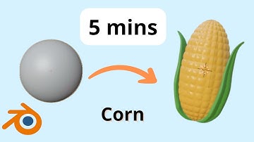 How to Make a Corn in 5 mins in Blender