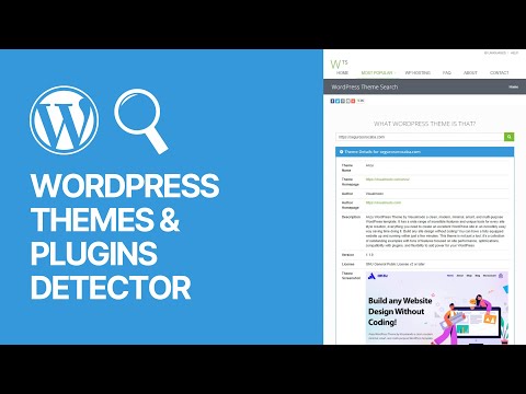 Discover What Themes & Plugins Some Competitor WordPress Site is Using For Free - Detector