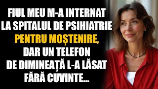 Fiul meu m-a internat la spitalul de psihiatrie pentru moștenire, dar un telefon de dimineață...