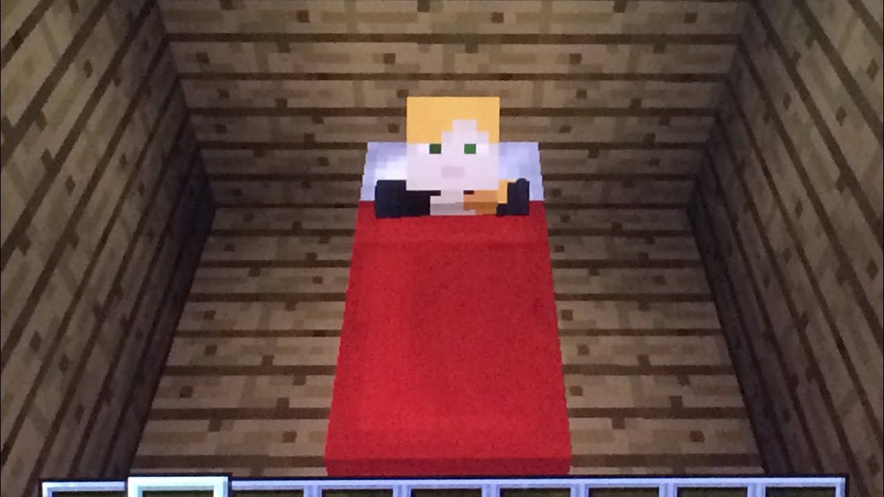 How To Sleep In A Bed With The Blanket On In Minecraft - YouTube