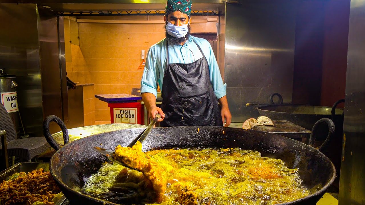 Pakistani Street Food - LAHORE FRIED FISH + Karahi in PUNJAB! Street Food in Pakistan! | Luke Martin