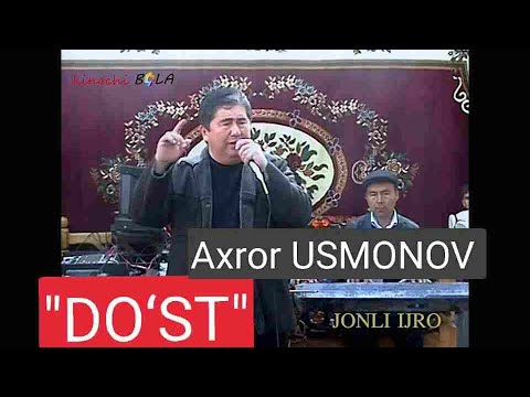 Ахрор УСМОНОВ ДУСТ Жонли ижро Axror USMONOV Quvada To Yda Ахрор УСМОНОВ Кувада тойда